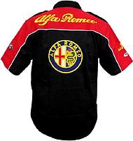 Alfa Romeo Crew Shirt Red & Black