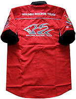 Holden Racing Shirt Red with Black Trim