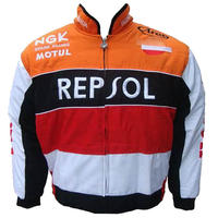 Honda Repsol Racing Jacket Orange and White